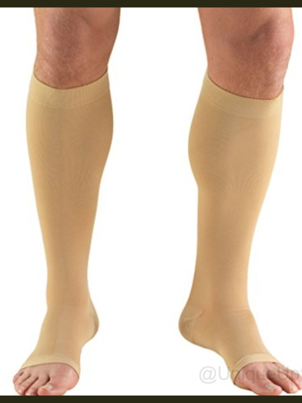 15-20 mmHg Knee High Open Toe Compression Stockings Medical Support Hose